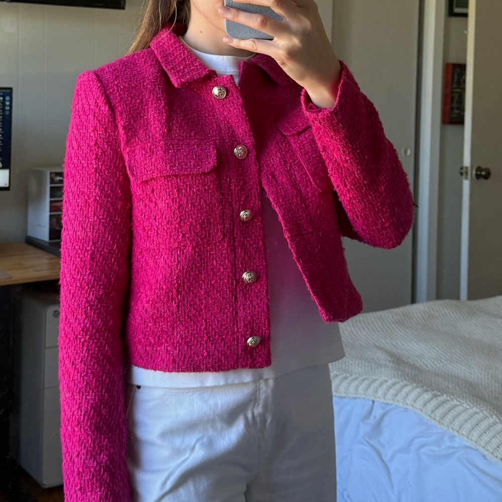 Rachel Zoe Pink Tailored Blazer